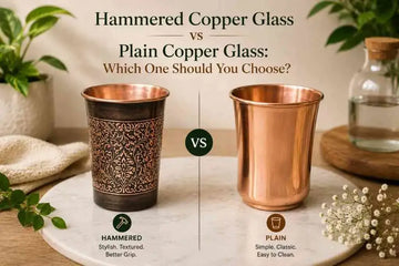Hammered Copper Glass vs Plain Copper Glass: Which One Should You Choose?