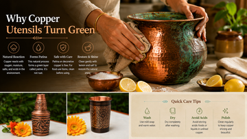 Why Copper Utensils Turn Green: Causes, Safety & How to Restore Them