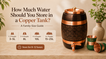 How Much Water Should You Store in a Copper Tank? A Family-Size Guide