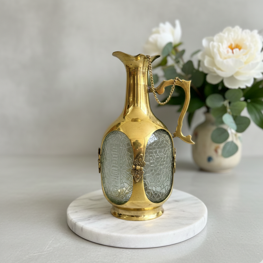 Brass Wine Bottle