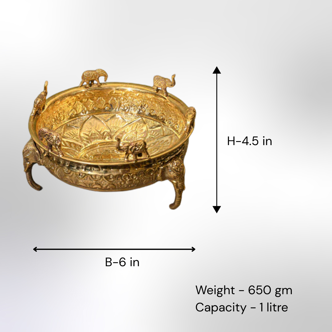 Brass Urli size