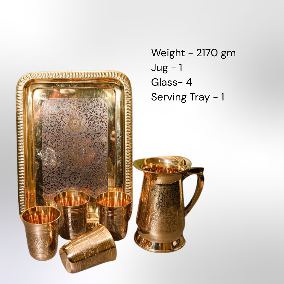 Classic Etching Jug Set type