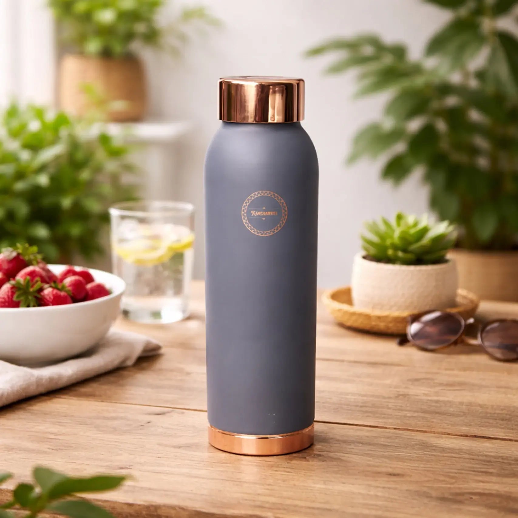 Gray Copper Bottle