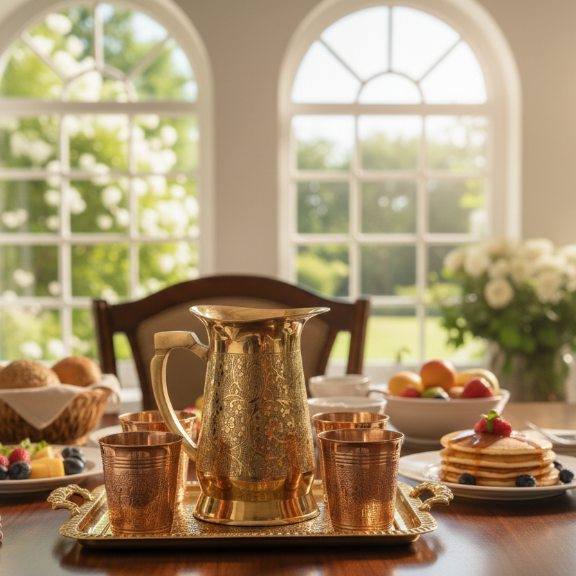Classic Etching Jug Set