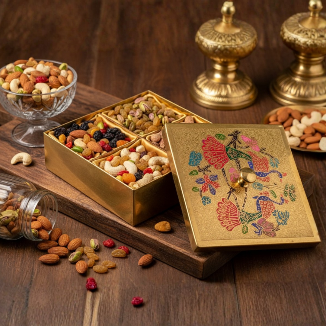 Square Dry fruit box 