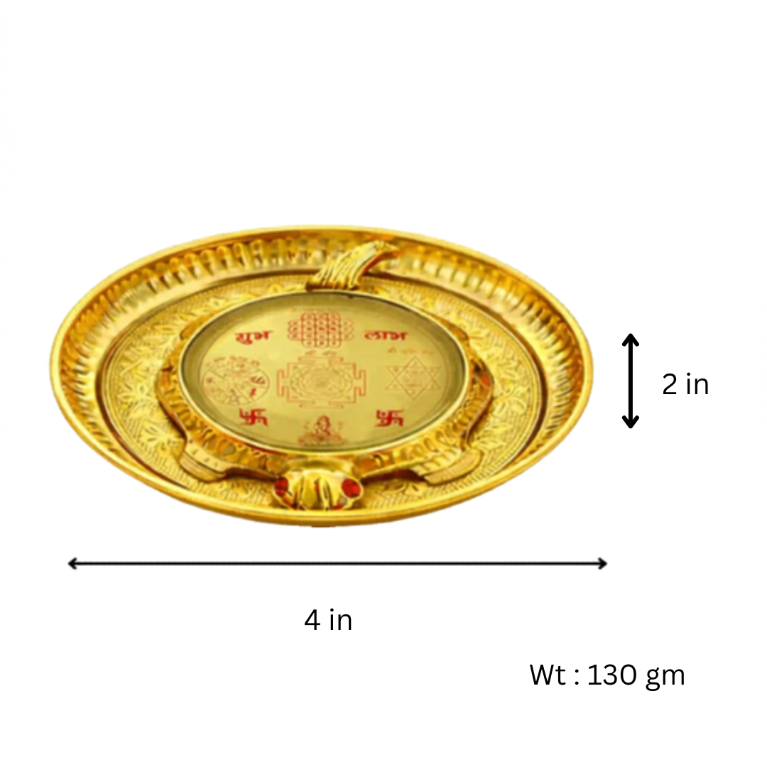 Brass Kachhua / Tortoise Figurine - Vastu & Feng Shui